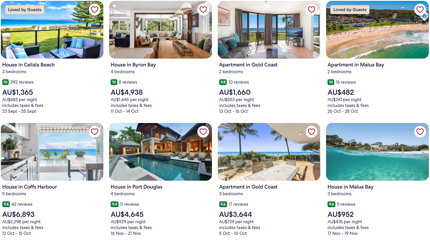 Find your perfect place to stay